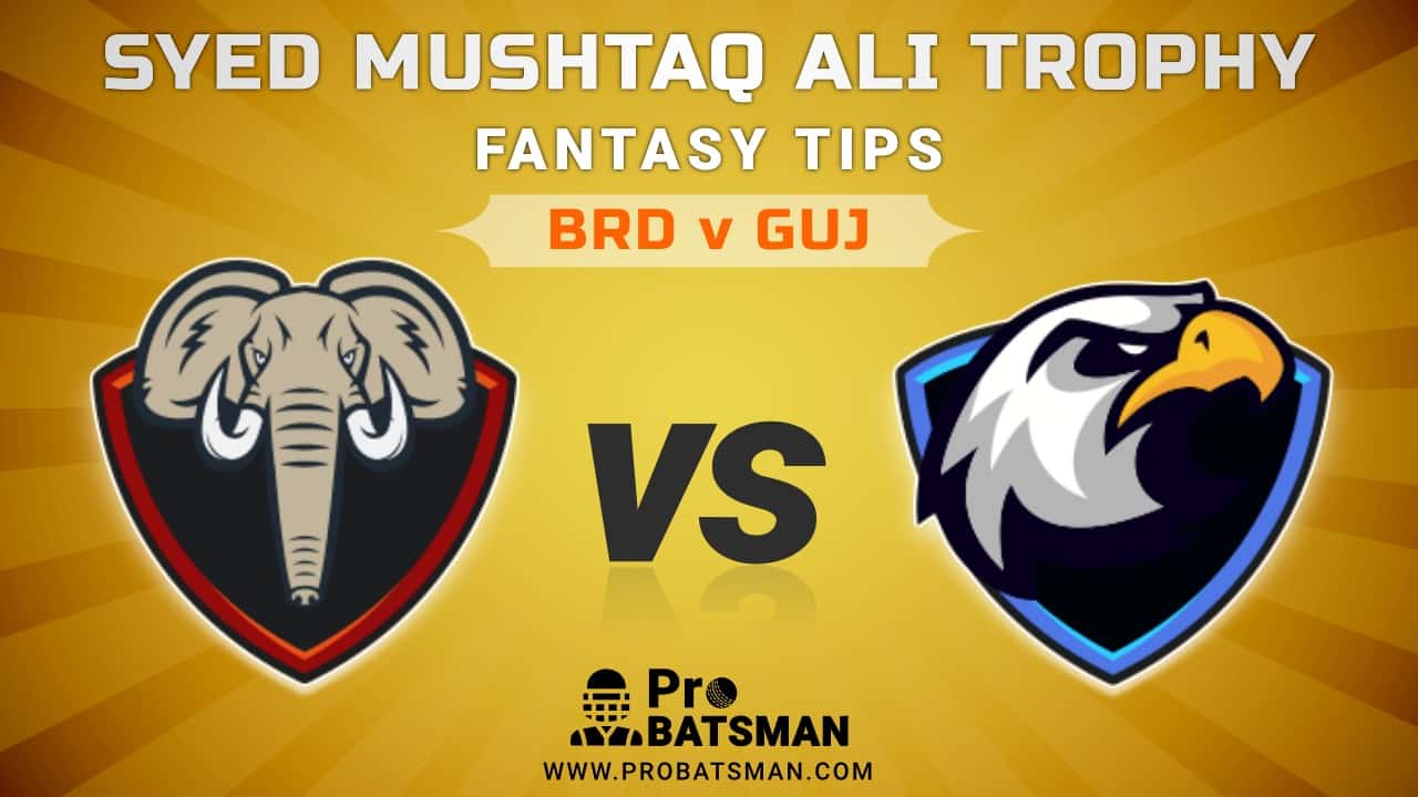 BRD vs GUJ Dream11 Fantasy Predictions: Playing 11, Pitch Report, Weather Forecast, Match Updates of Elite C Group – Syed Mushtaq Ali Trophy 2021