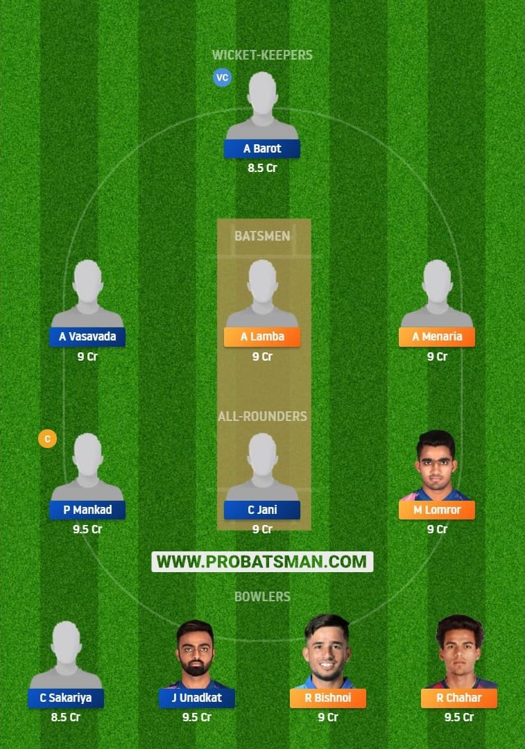 RJS vs SAU Dream11 Fantasy Team Predictions