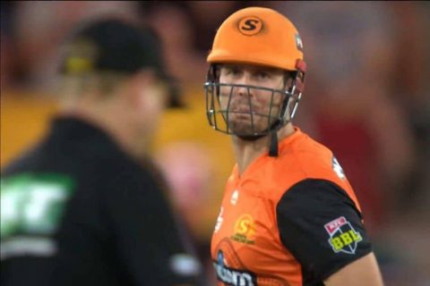 BBL 2020-21: Mitchell Marsh Fined $5,000 For Lashing Out At Umpire After Wrongly Given Out