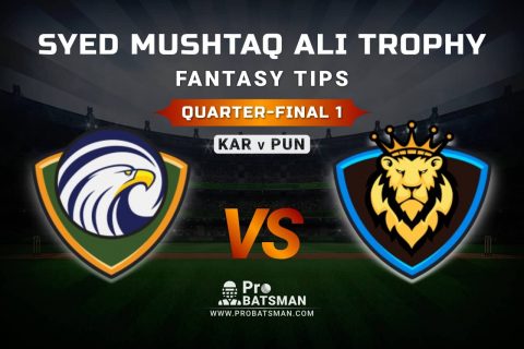 KAR vs PUN Dream11 Fantasy Predictions: Playing 11, Pitch Report, Weather Forecast, Match Updates of Quarter-Final 1 – Syed Mushtaq Ali Trophy 2021