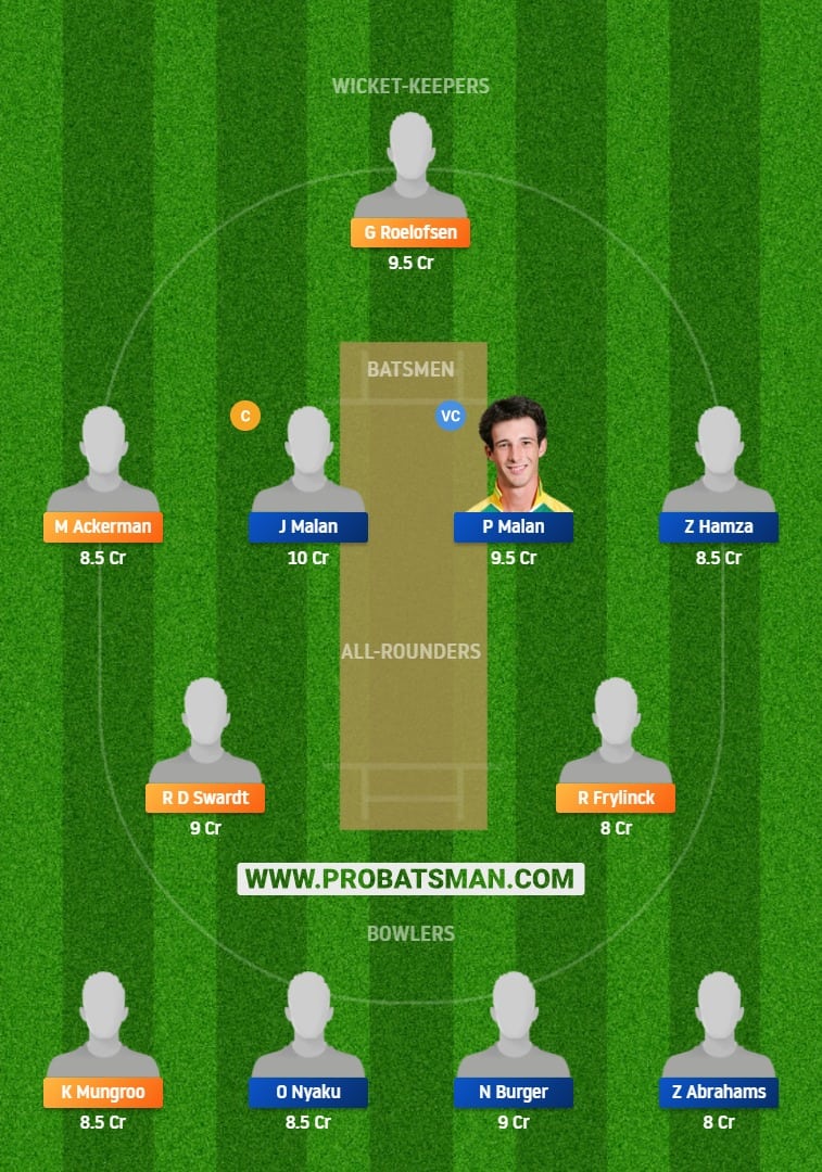 DOL vs CC Dream11 Fantasy Team Prediction