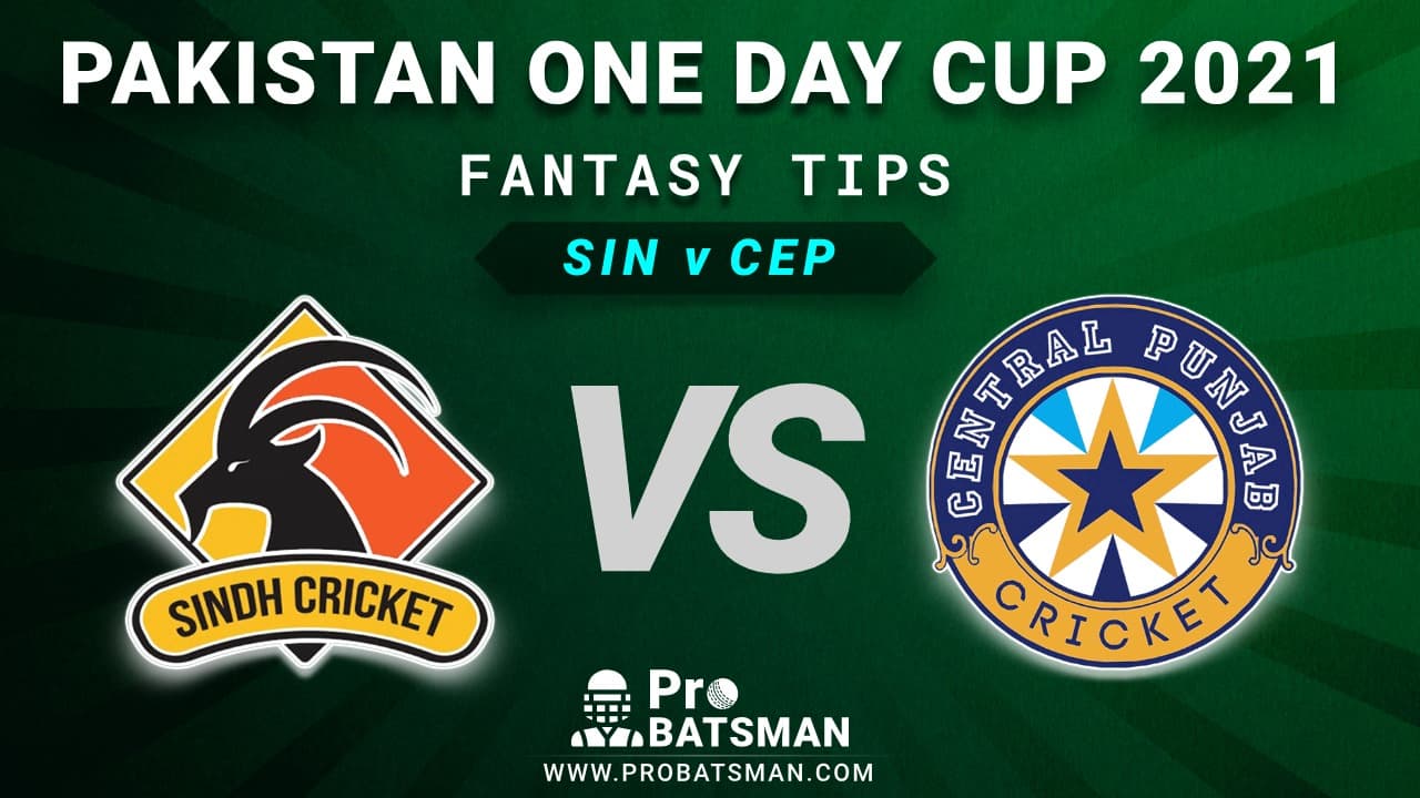 SIN vs CEP Dream11 Fantasy Predictions: Playing 11, Pitch Report, Weather Forecast, Match Updates – Pakistan One Day Cup 2021, Semi-Final 1