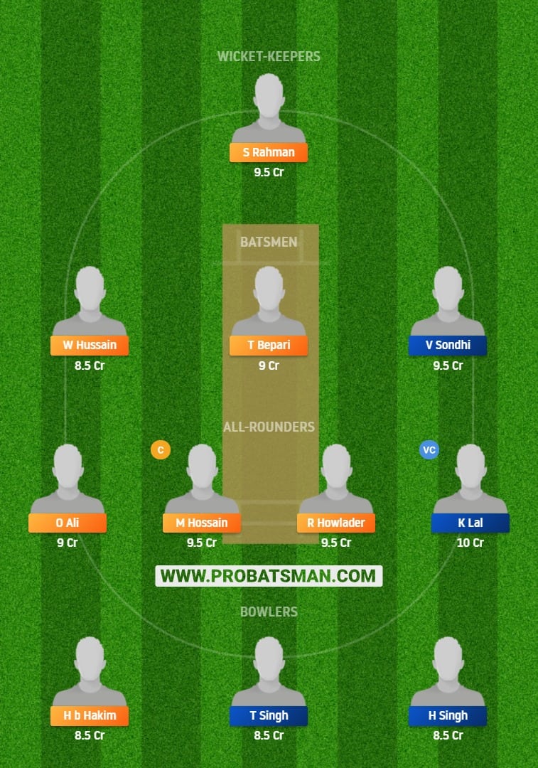 BEN vs GRA Dream11 Fantasy Prediction