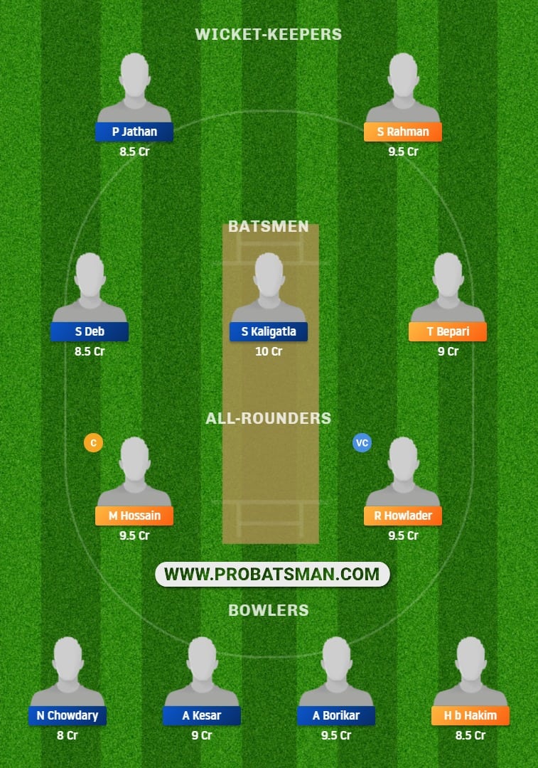 BEN vs MIB Dream11 Fantasy Prediction