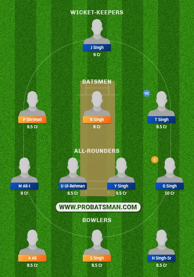 BLP vs PUW Dream11 Fantasy Prediction