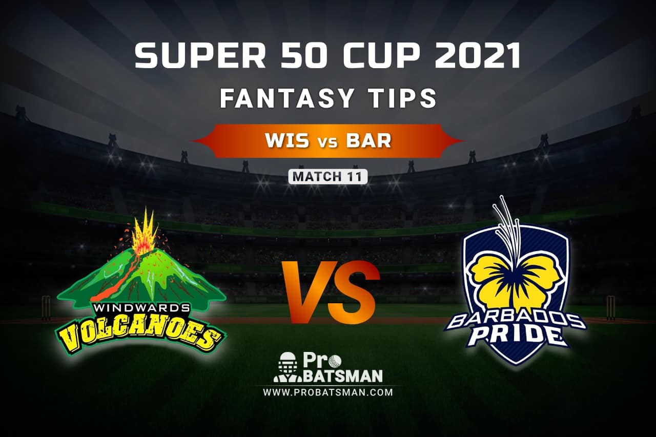 WIS vs BAR Dream11 Prediction, Fantasy Cricket Tips: Playing XI, Weather, Pitch Report, Head-to-Head and Injury Update – Super 50 Cup 2021, Match 11