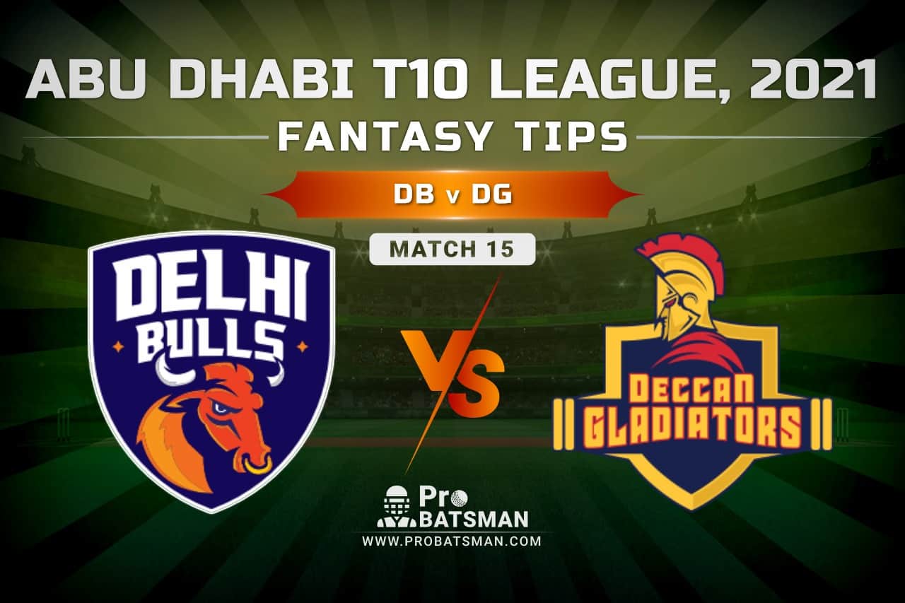 DB vs DG Dream11 Prediction, Fantasy Cricket Tips: Playing XI, Pitch Report and Injury Update – Abu Dhabi T10 League 2021, Match 15