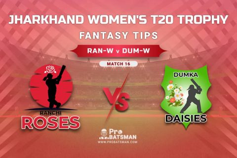 RAN-W vs DUM-W Dream11 Prediction, Fantasy Cricket Tips: Playing XI, Weather, Pitch Report, Head-to-Head, Injury Update – Jharkhand Women's T20 Trophy 2021, Match 16