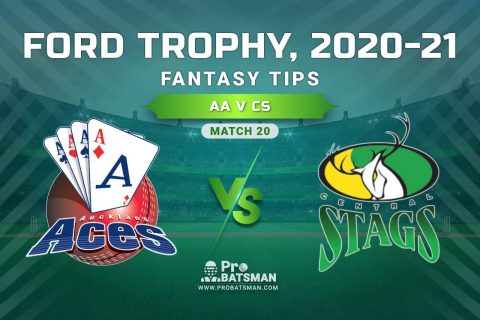 AA vs CS Dream11 Prediction, Fantasy Cricket Tips: Playing XI, Pitch Report and Injury Update, Ford Trophy 2020-21, Match 20