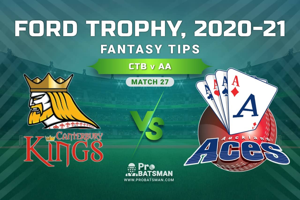 CTB vs AA Dream11 Prediction, Fantasy Cricket Tips: Playing XI, Pitch Report and Injury Update, Ford Trophy 2020-21, Match 27