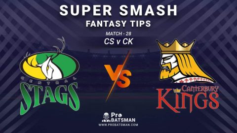 CS vs CK Dream11 Prediction, Fantasy Cricket Tips: Playing XI, Weather, Pitch Report and Injury Update – Super Smash 2020-21, Match 28