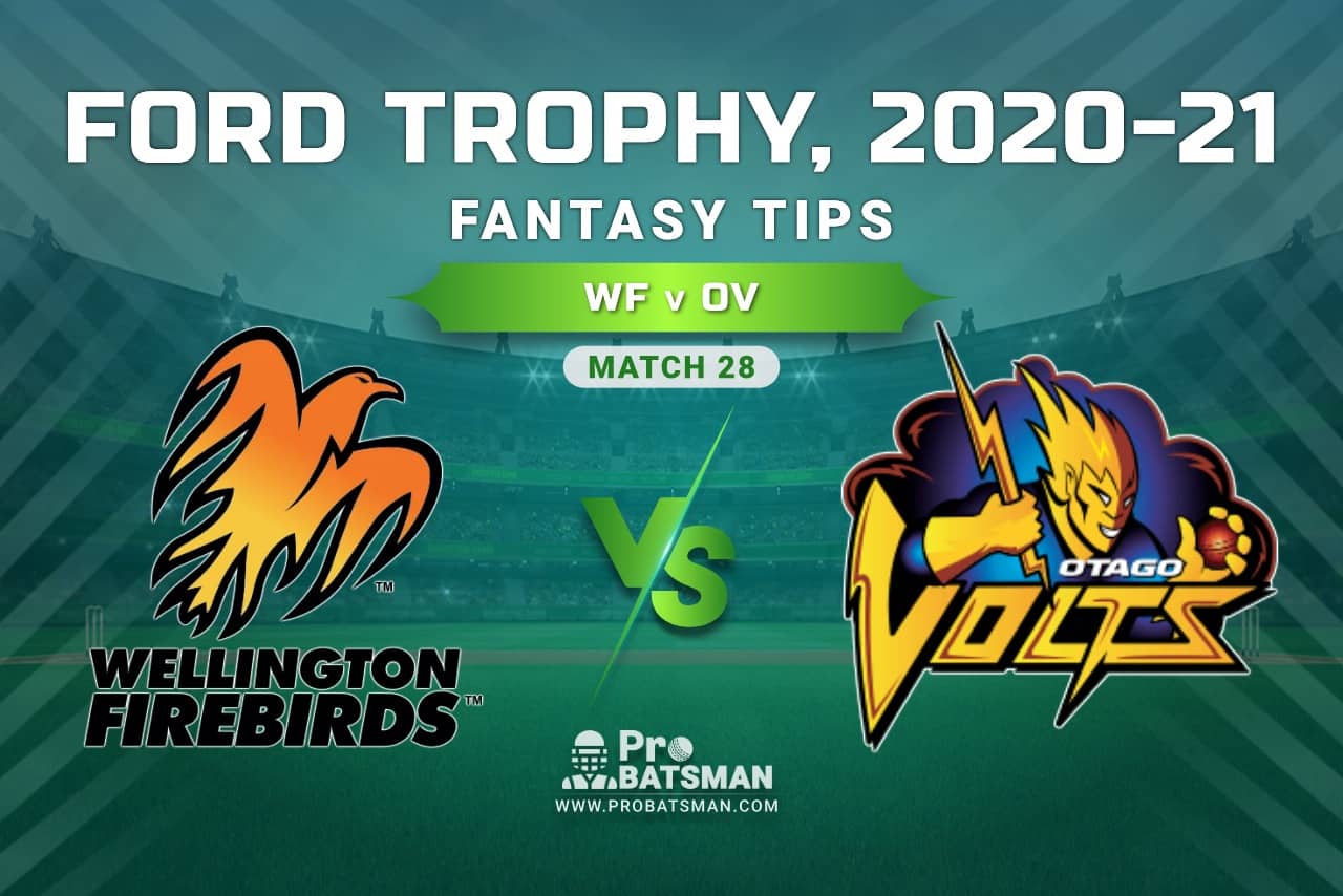 WF vs OV Dream11 Prediction, Fantasy Cricket Tips: Playing XI, Pitch Report and Injury Update, Ford Trophy 2020-21, Match 28