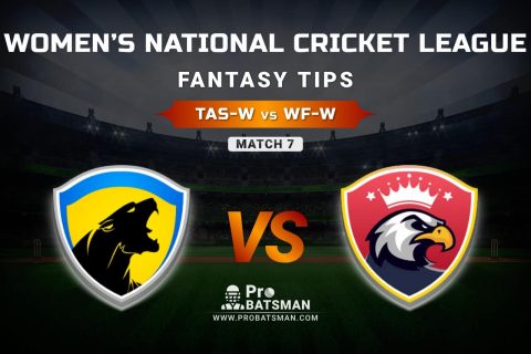 TAS-W vs WF-W Dream11 Prediction, Fantasy Cricket Tips: Playing XI, Weather, Pitch Report, Head-to-Head and Injury Update – Women’s National Cricket League 2021, Match 7