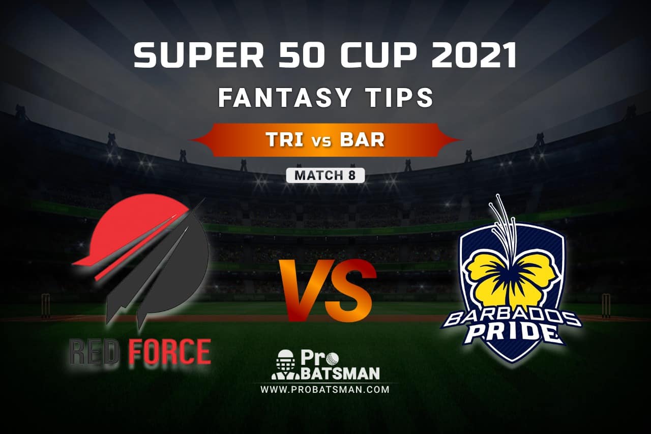 TRI vs BAR Dream11 Prediction, Fantasy Cricket Tips: Playing XI, Weather, Pitch Report, Head-to-Head and Injury Update – Super 50 Cup 2021, Match 8