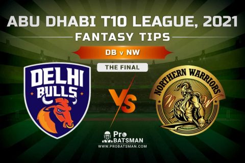 DB vs NW Dream11 Prediction, Fantasy Cricket Tips: Playing XI, Pitch Report and Injury Update – Abu Dhabi T10 League 2021, The Final