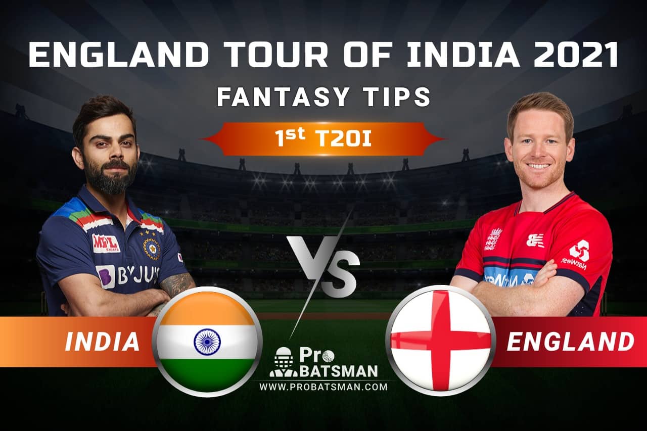 IND vs ENG Dream11 Prediction: India vs England 1st T20I Playing XI, Pitch Report, Injury & Match Updates – England Tour of India 2021
