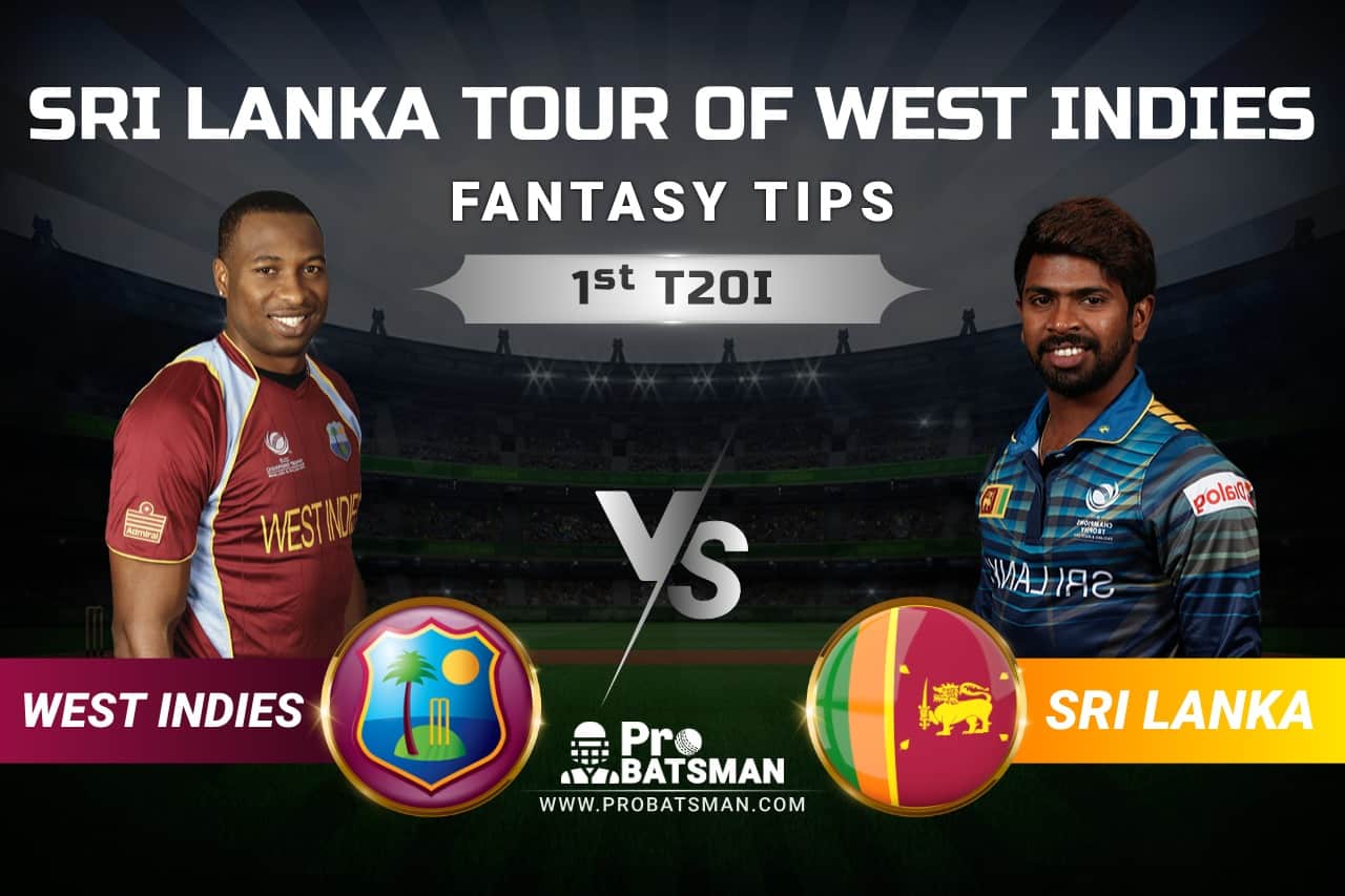 WI vs SL Dream11 Prediction: West Indies vs Sri Lanka 1st T20I Playing XI, Pitch Report, Head-to-Head, Injury & Match Updates – Sri Lanka Tour of West Indies 2021
