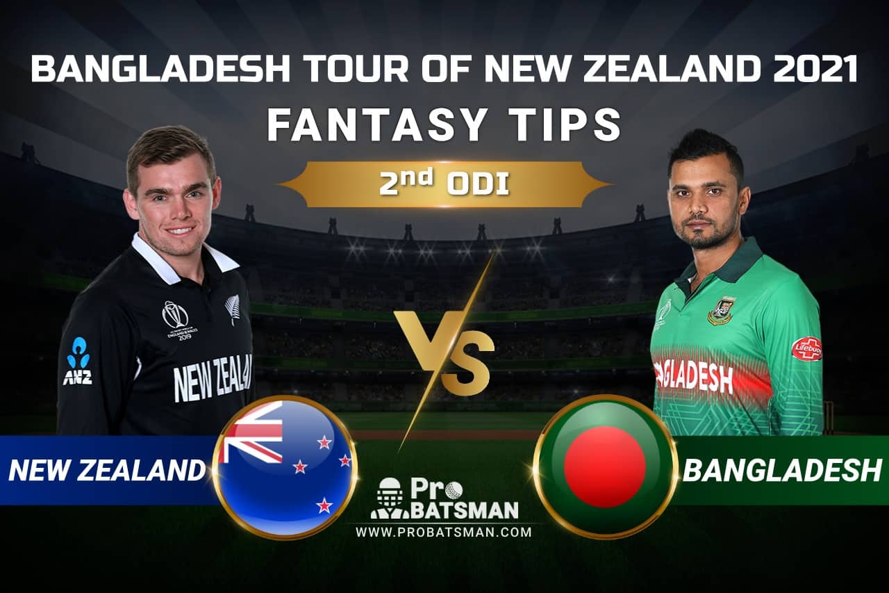 NZ vs BAN Dream11 Prediction: New Zealand vs Bangladesh 2nd ODI Playing XI, Pitch Report, Injury & Match Updates – Bangladesh Tour of New Zealand 2021