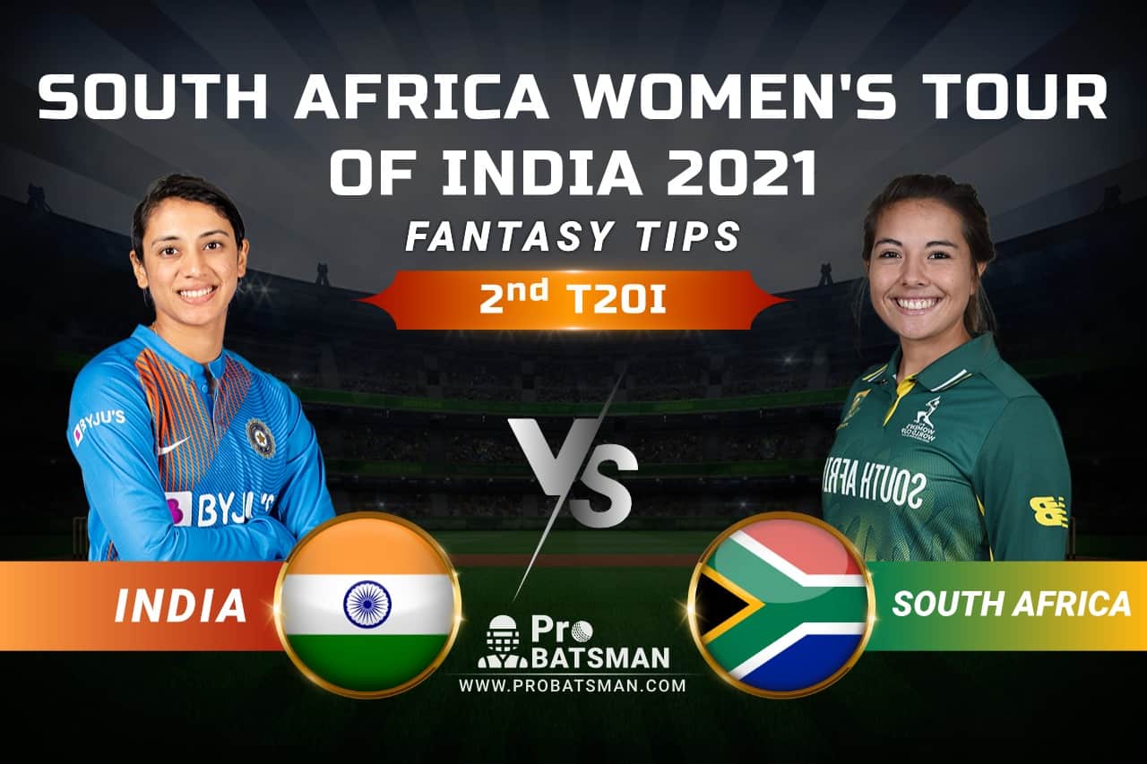 IN-W vs SA-W Dream11 Prediction, Fantasy Cricket Tips: Playing 11, Pitch Report, Squads & Match Updates – South Africa Women Tour of India 2021, 2nd T20I