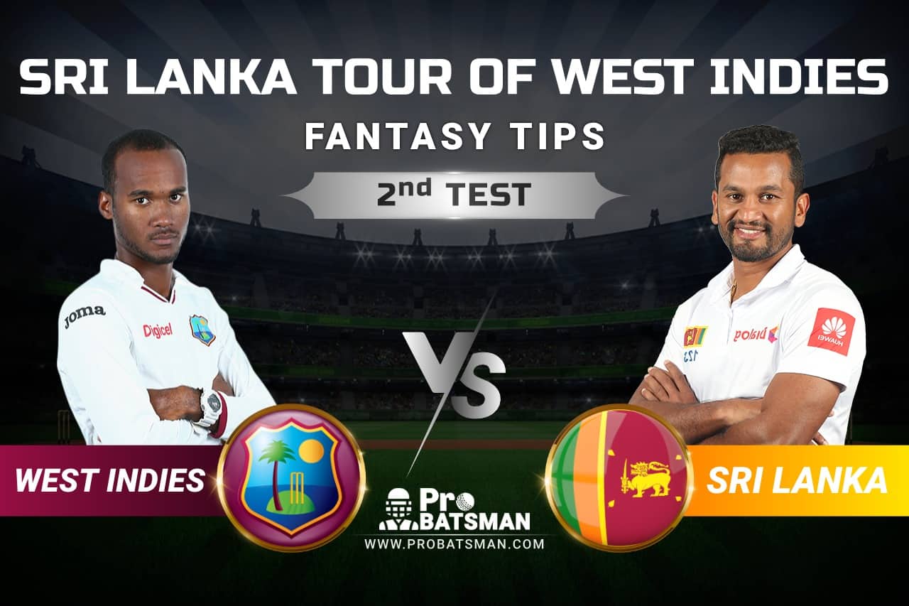 WI vs SL Dream11 Prediction: West Indies vs Sri Lanka 2nd TEST Playing XI, Pitch Report, Squads and Match Updates – Sri Lanka Tour of West Indies 2021