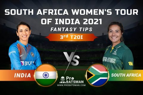 IN-W vs SA-W Dream11 Prediction, Fantasy Cricket Tips: Playing 11, Pitch Report, Squads & Match Updates – South Africa Women Tour of India 2021, 3rd T20I