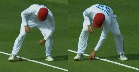 Watch Video: Afghanistan Fined For Deliberately Conceding Boundary During Test Against Zimbabwe