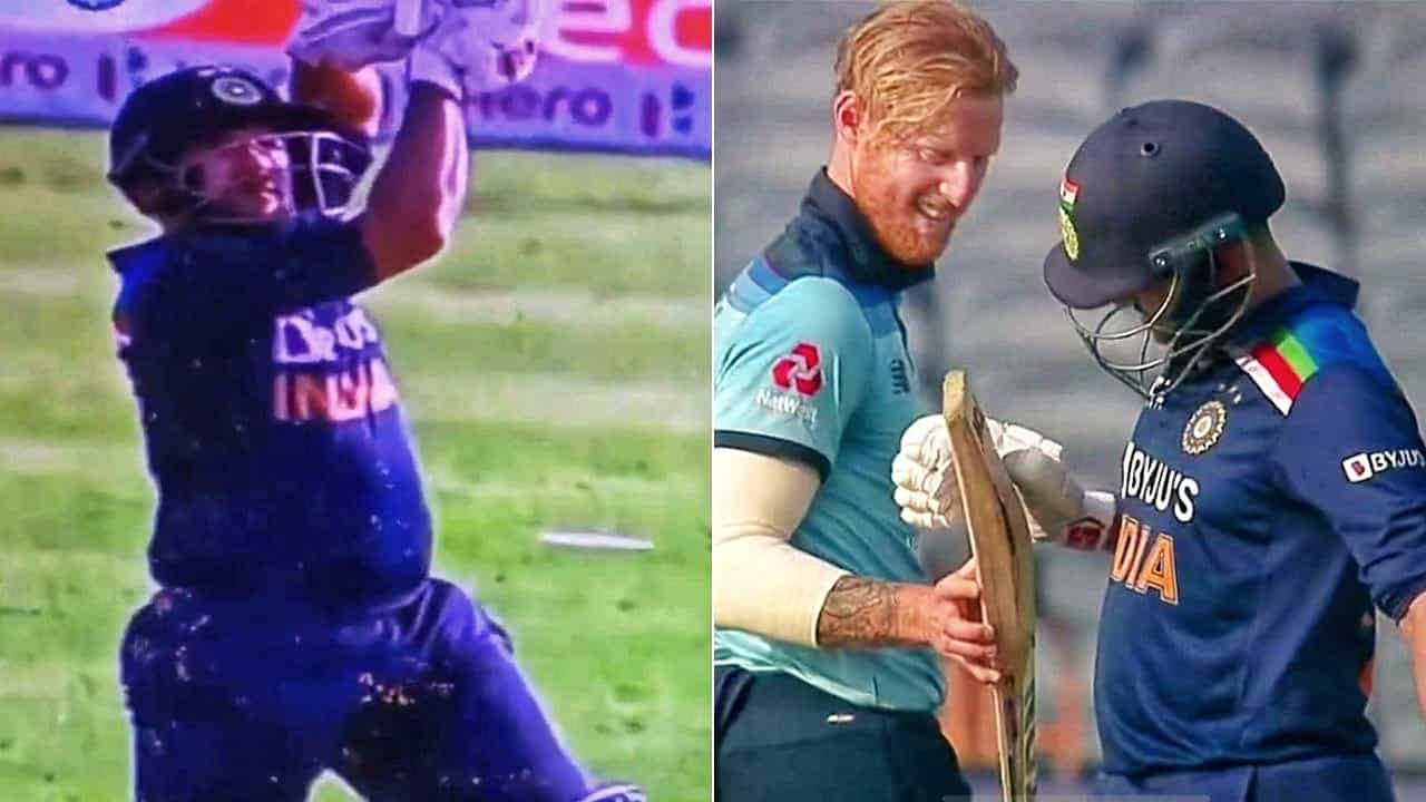 Watch: Ben Stokes Checks Shardul Thakur’s Bat After Getting Hit For a Six