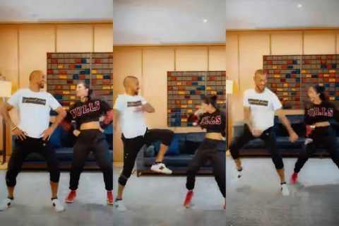 WATCH: Shikhar Dhawan performs a ‘Bhangra’ with Yuzvendra Chahal’s wife Dhanashree Verma