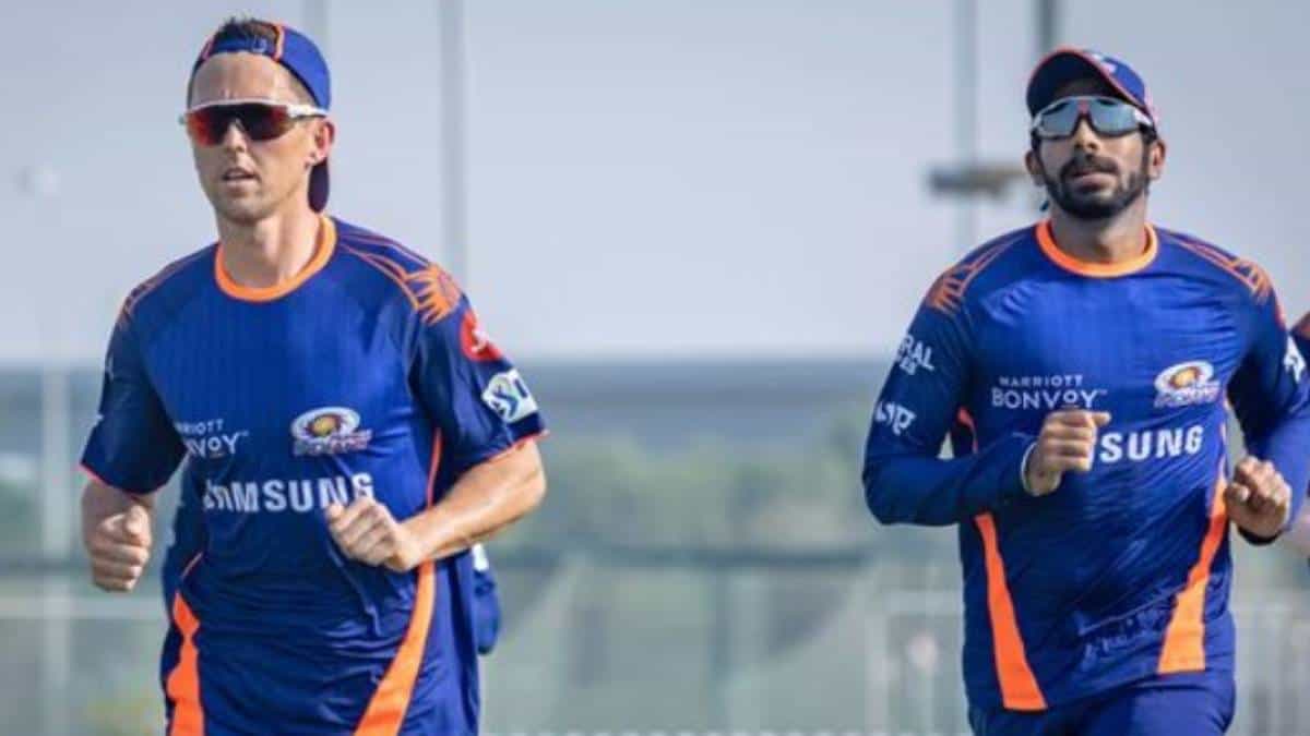 Trent Boult and Jasprit Bumrah Trent Boult and Jasprit Bumrah