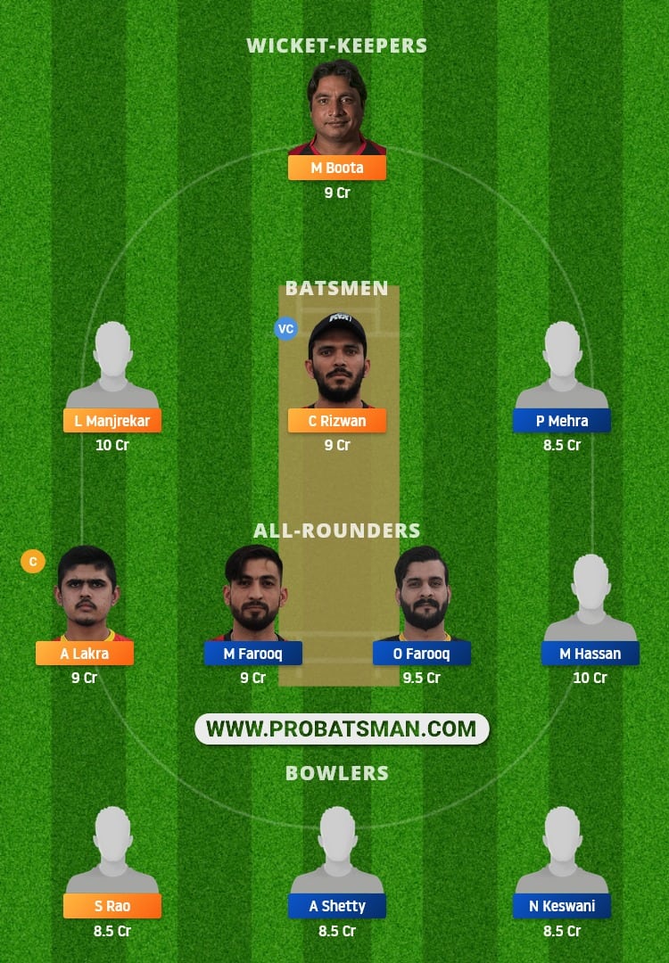 EMB vs DUB Dream11 Fantasy Team Prediction