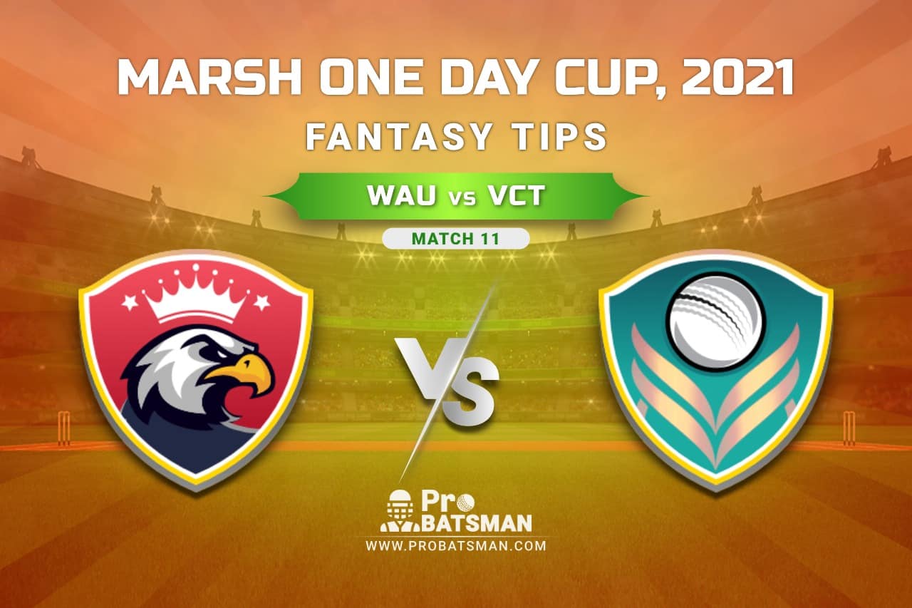 WAU vs VCT Dream11 Prediction, Fantasy Cricket Tips: Playing XI, Weather, Pitch Report, Injury Update – Marsh One Day Cup 2021, Match 11