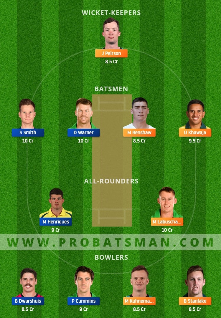 QUN vs NSW Dream11 Fantasy Team Prediction