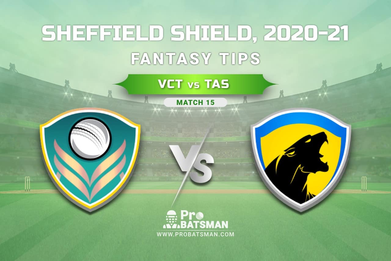 Sheffield Shield 2020-21, Match 15: VCT vs TAS Dream11 Team Prediction - Fantasy Cricket Tips, Pitch Report, Playing 11 & Injury Update