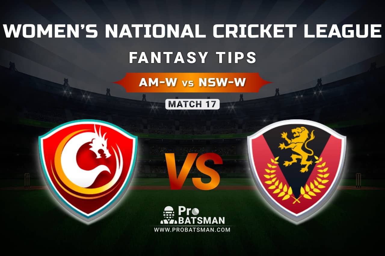 AM-W vs NSW-W Dream11 Prediction, Fantasy Cricket Tips: Playing XI, Weather, Pitch Report, & Injury Update – Women’s National Cricket League 2021, Match 17