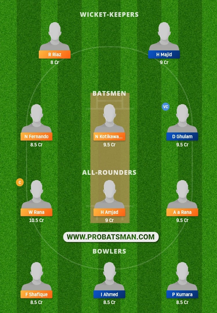 PIA vs BAP Dream11 Fantasy Team Prediction