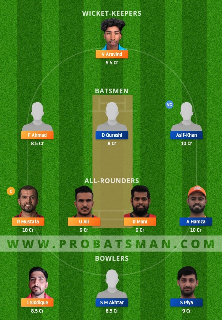 SHA vs AJM Dream11 Fantasy Team Prediction