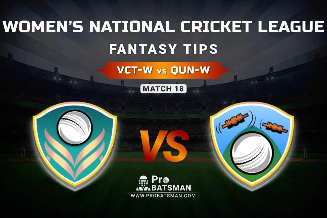 VCT-W vs QUN-W Dream11 Prediction, Fantasy Cricket Tips: Playing XI, Weather, Pitch Report, & Injury Update – Women’s National Cricket League 2021, Match 18