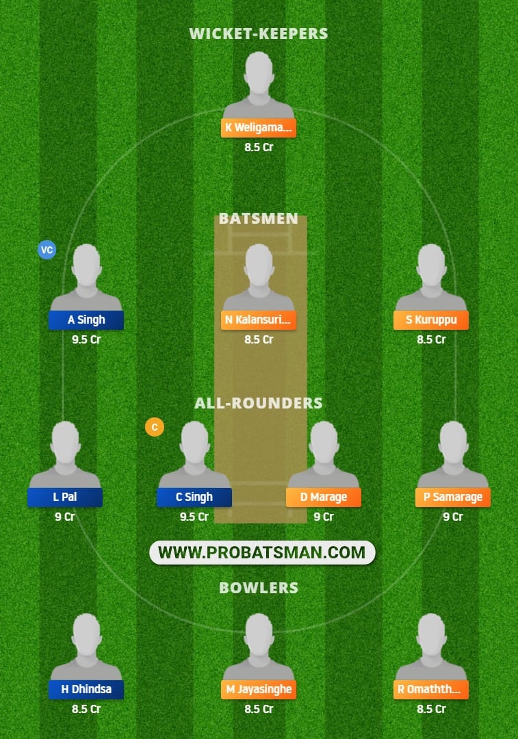 RCC vs ASL Dream11 Fantasy Team Prediction