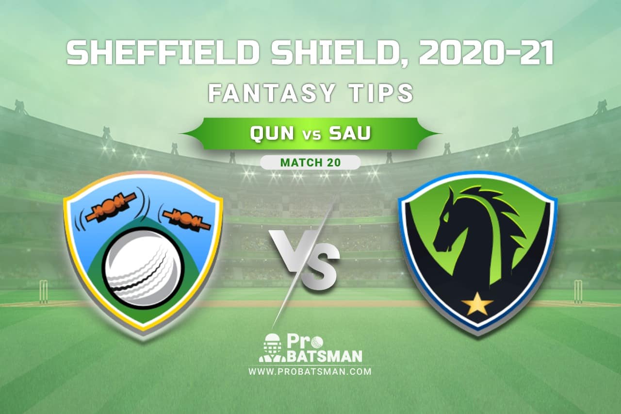 Sheffield Shield 2020-21, Match 20: QUN vs SAU Dream11 Team Prediction - Fantasy Cricket Tips, Pitch Report, Playing 11 & Injury Update