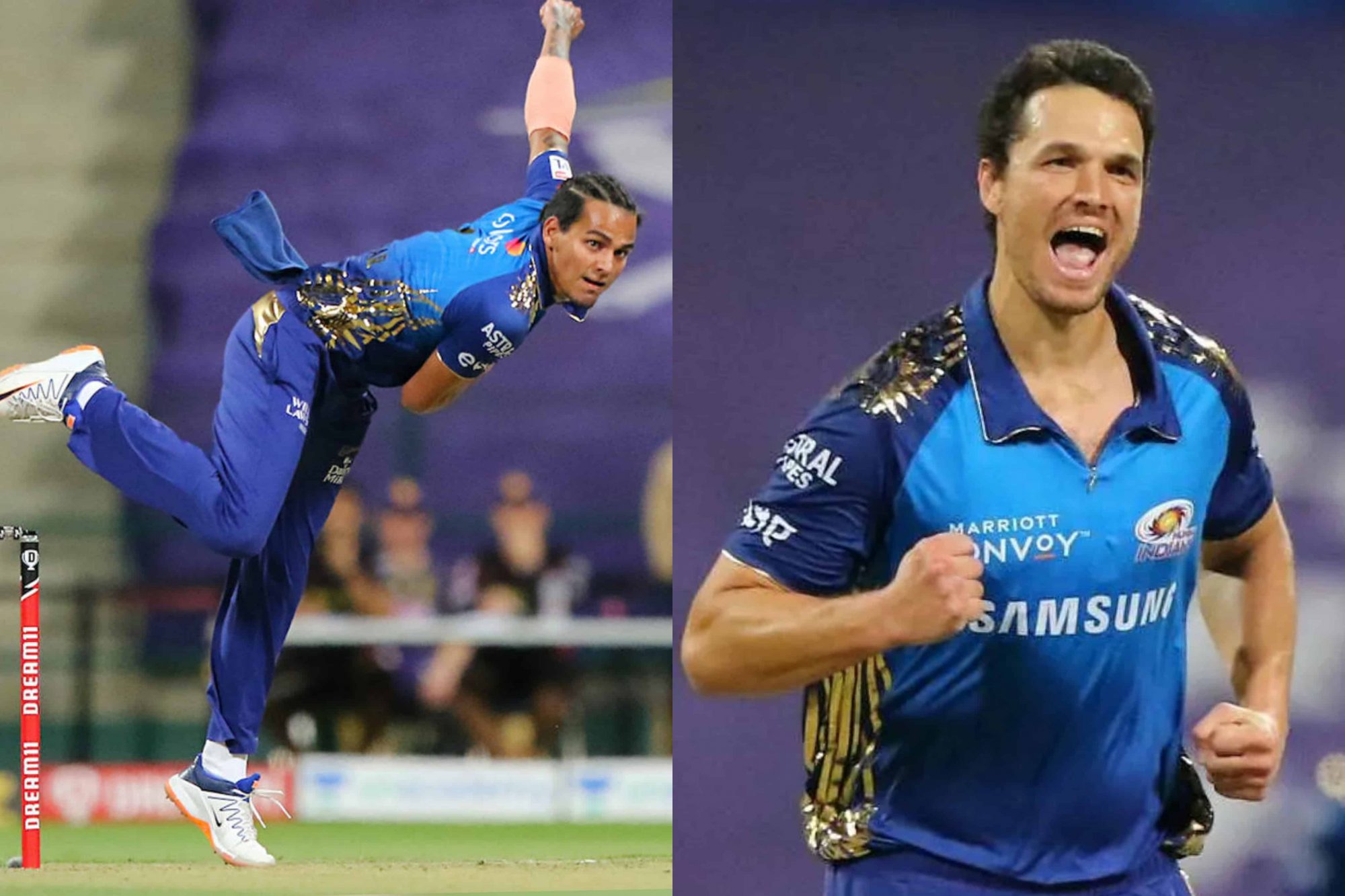 Rahul Chahar and Nathan Coulter-Nile Rahul Chahar and Nathan Coulter-Nile