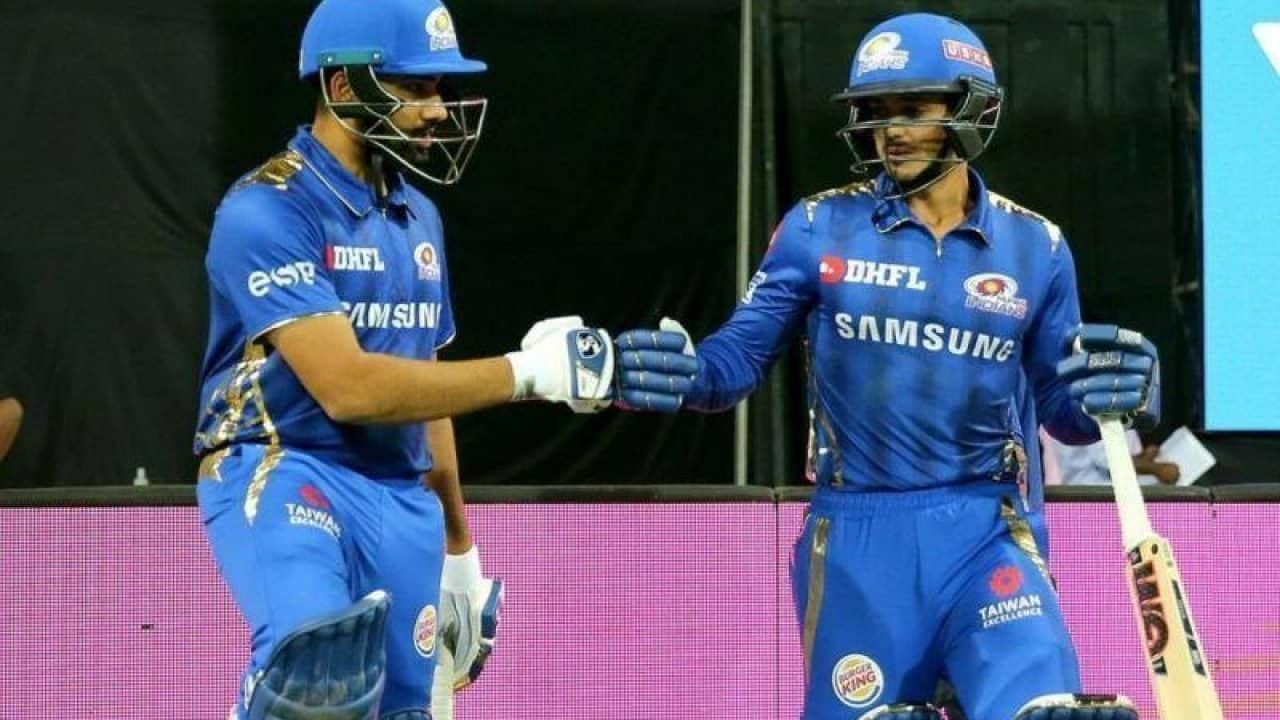 Rohit Sharma and Quinton de Kock Rohit Sharma and Quinton de Kock