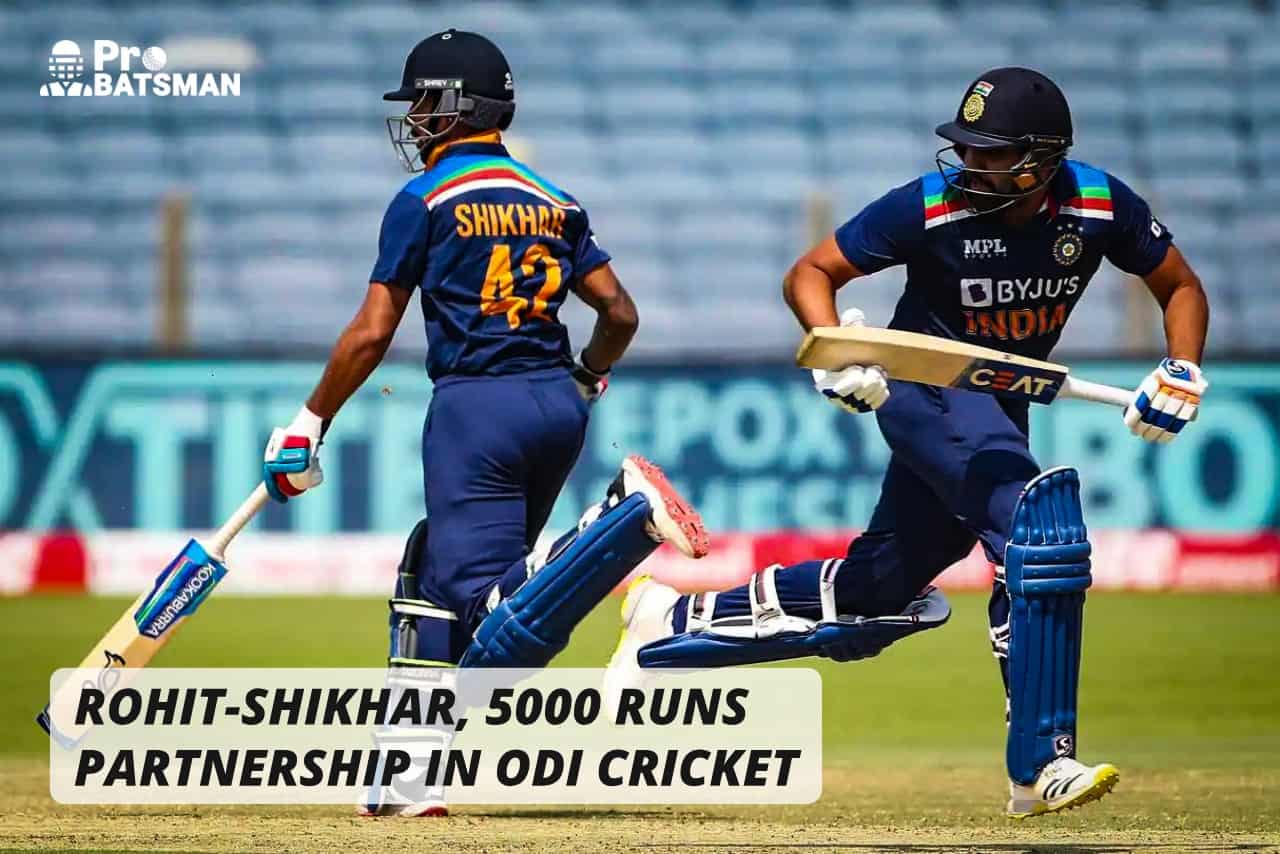 IND vs ENG: Rohit-Shikhar, Second Pair With 5,000 Partnership Runs in ODI Cricket