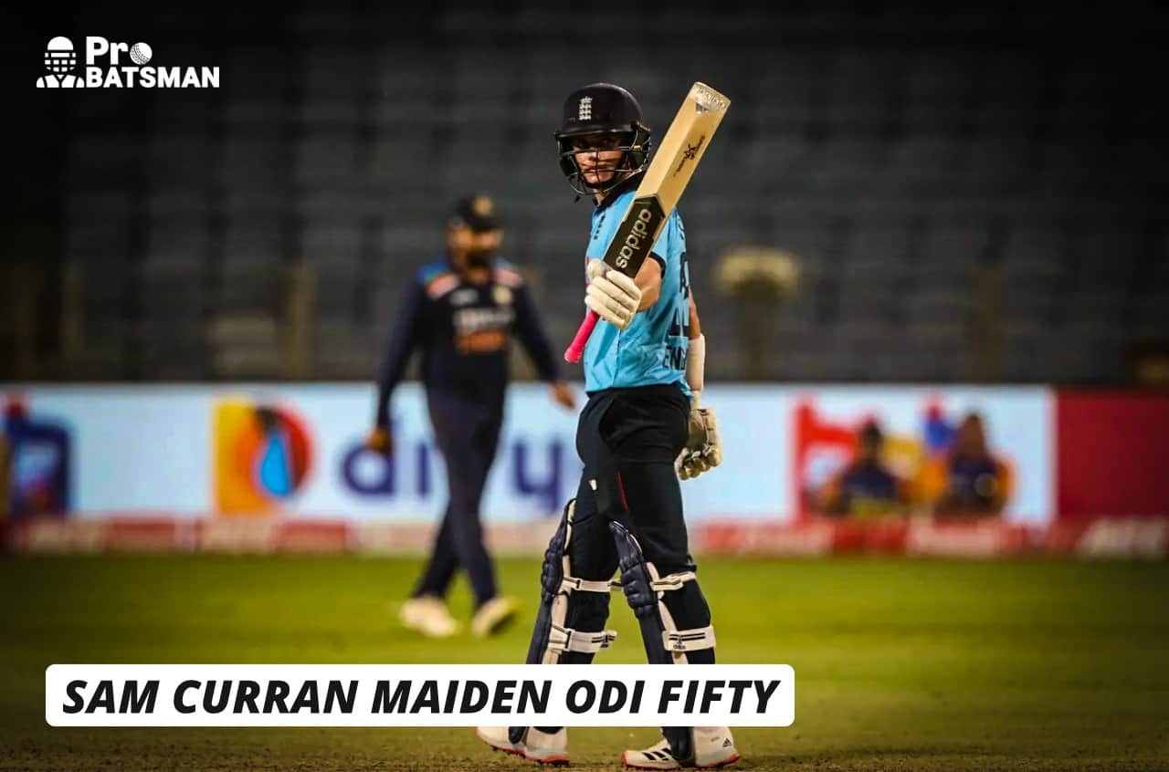 IND vs ENG: Sam Curran Hits His Maiden ODI Fifty 