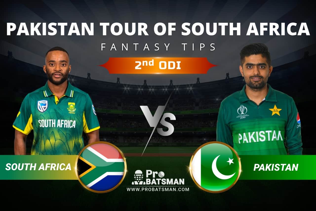 SA vs PAK Dream11 Prediction South Africa vs Pakistan 2nd ODI Playing