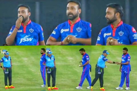 IPL 2021, DC vs RCB: Amit Mishra Receives A Warning From Umpire; Here Is The Reason