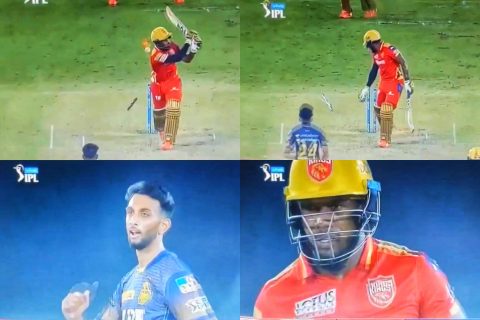Watch - Prasidh Krishna Engaged In War Of Words With Chris Jordan After Latter’s Dismissal Watch – Prasidh Krishna Engaged In War Of Words With Chris Jordan After Latter’s Dismissal