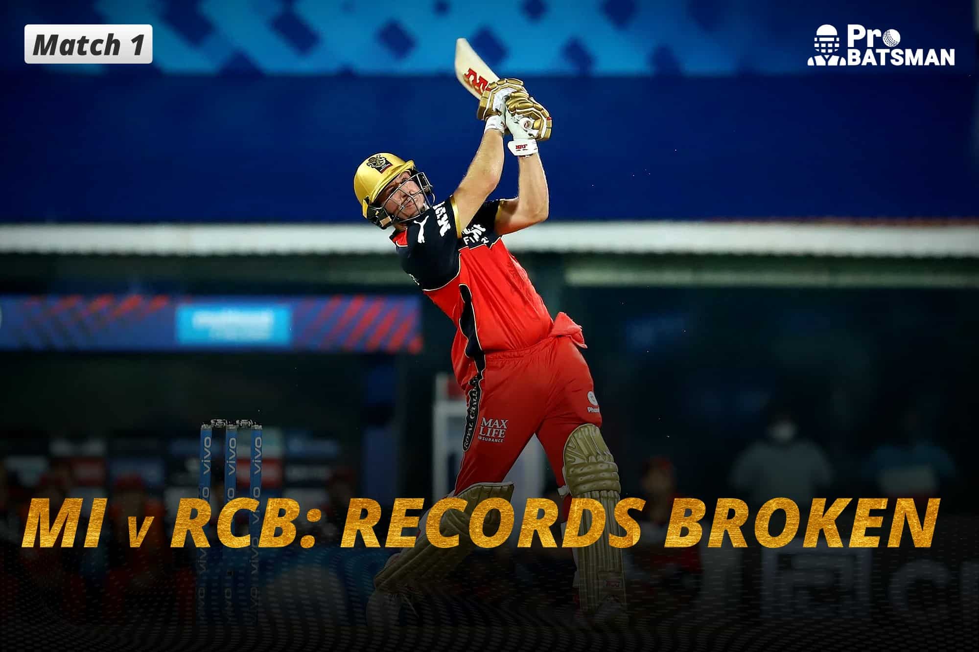IPL 2021 - MI vs RCB: 4 Records Broken As Royal Challengers Bangalore Beat Mumbai Indians In Last-Ball Thriller