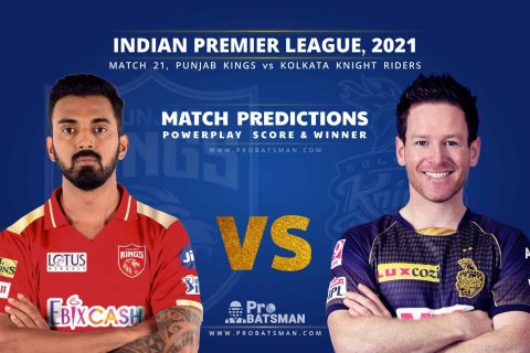 IPL 2021: PBKS vs KKR – Match 21, Match Prediction – Who Will Win Today’s Match?