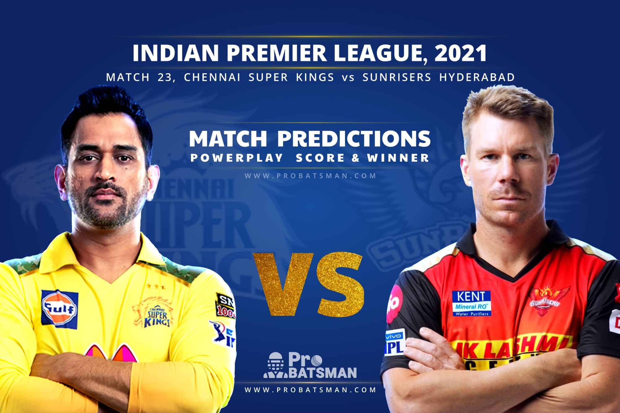 IPL 2021: CSK Vs SRH - Match 23, Match Prediction - Who ...