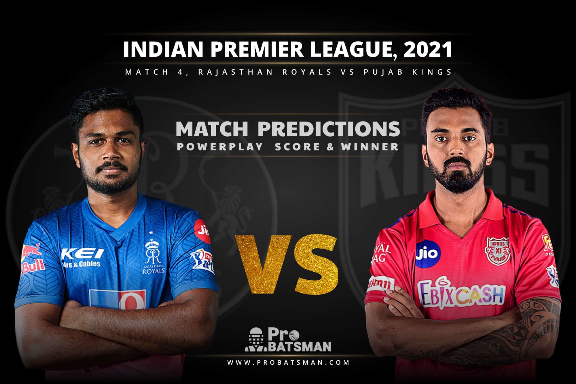 IPL 2021: RR vs PBKS – Match 4, Match Prediction – Who Will Win Today’s Match?